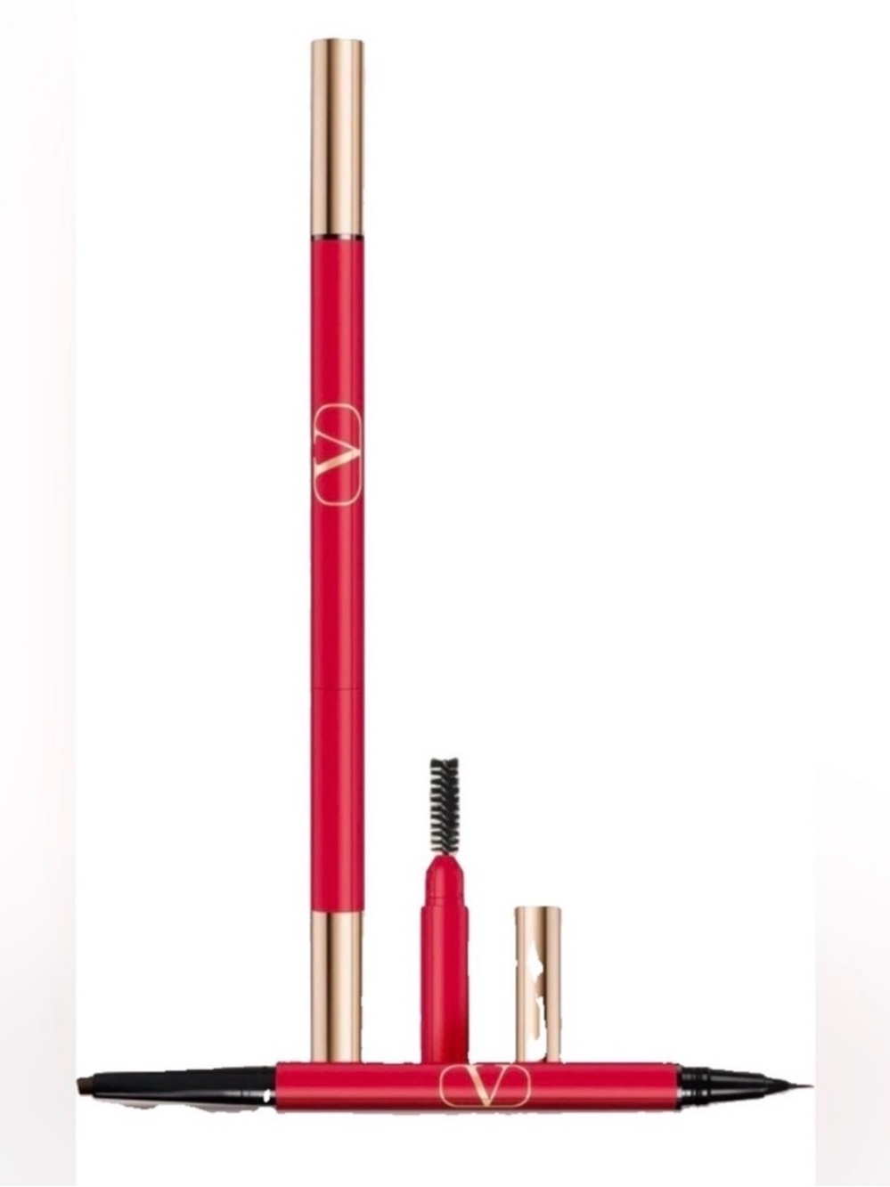 NWT/Valentino Brow Trio Waterproof Color-Matching Eye Definer Pencil #Brown02